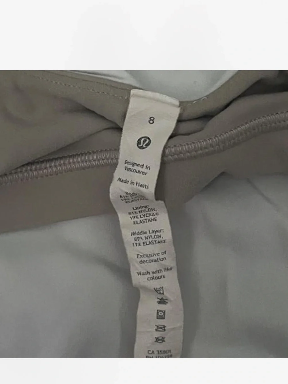 LULULEMON WHITE ALIGN TANK TOP